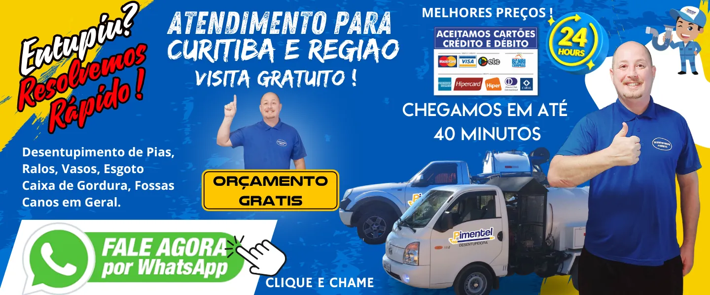 Banner Desentupidora Esgoto Preço R$79,90